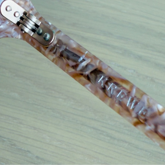 Pre-Owned KREWE STL II Camelia to Blush Rose Gold Mirrored Sunglasses - Picture 12 of 17